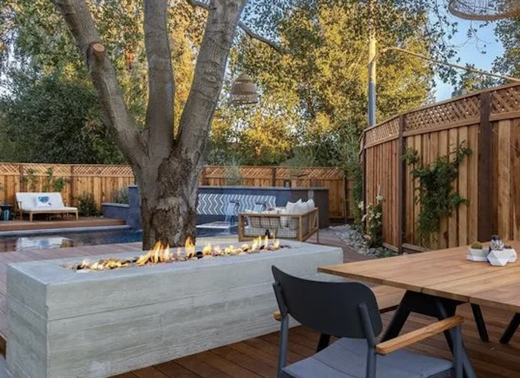 fire pit concrete