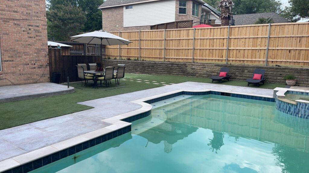 paver pool deck installation