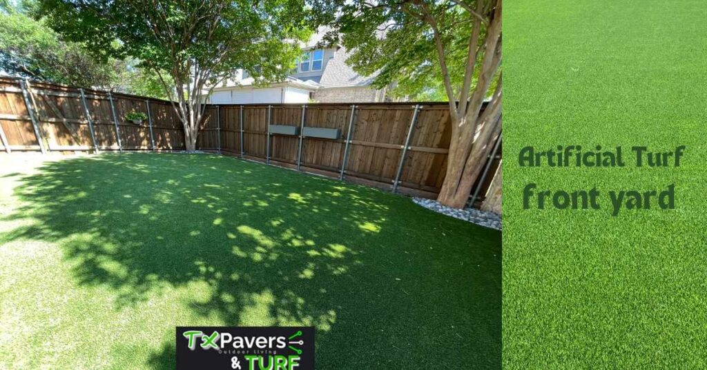 artificial turf front yard