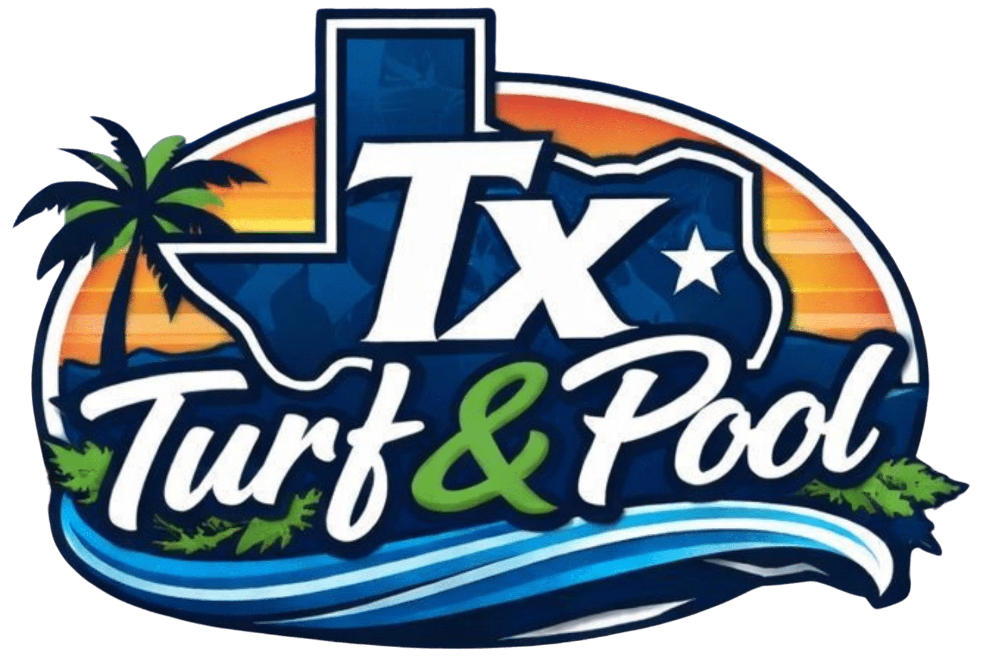 TX Turf and Pool logo