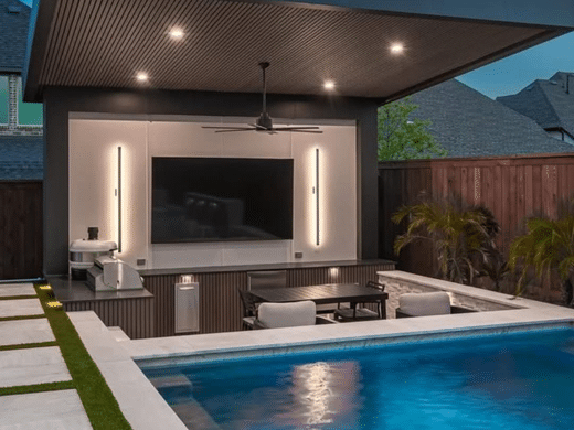 pool night view 2