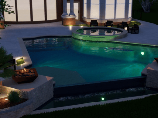 pool night view 4